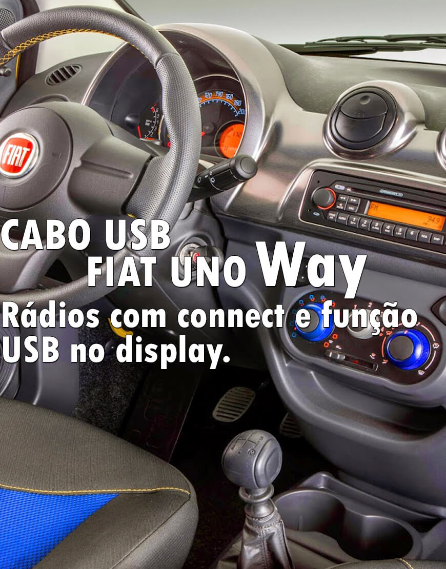 Cabo Usb Fiat Uno Way