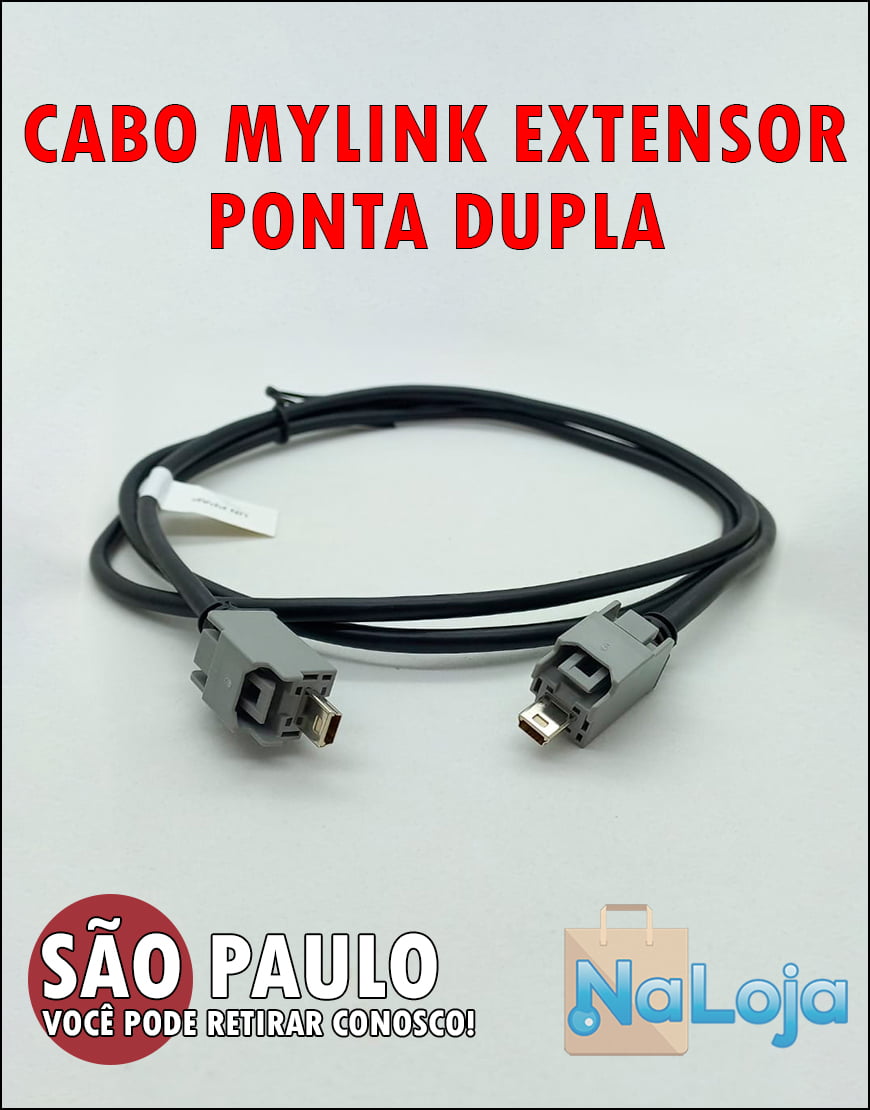 Cabo Extensor Mylink Ponta Dupla Encaixe Original 1,50cm