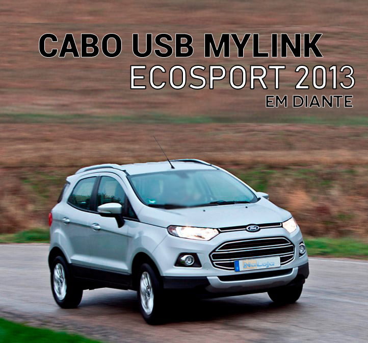 Cabo Usb Rádio Original Ford Nova Ecosport 2013 Em Diante