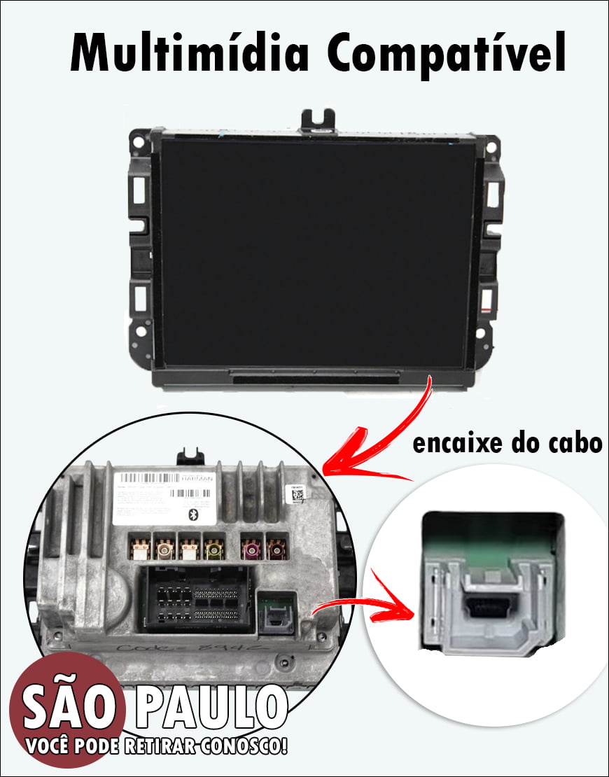 Cabo Usb Plug Original Multimídia Jeep Renegade Compass