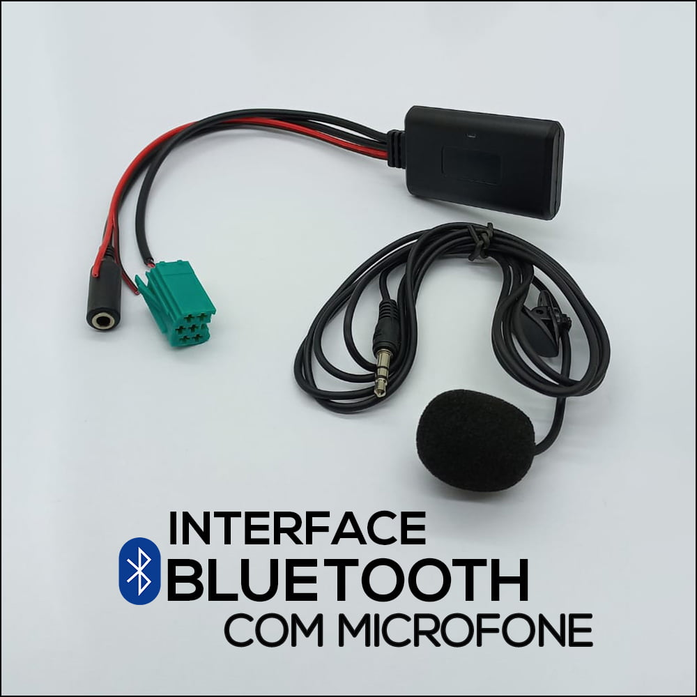 Interface Bluetooth Com Microfone Linha Fiat NALOJA Peças de