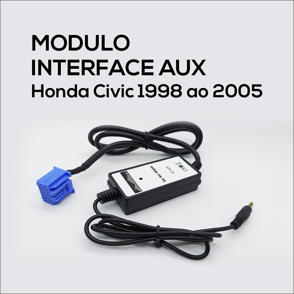 Modulo Interface AUX Honda Civic 1998 ao 2005