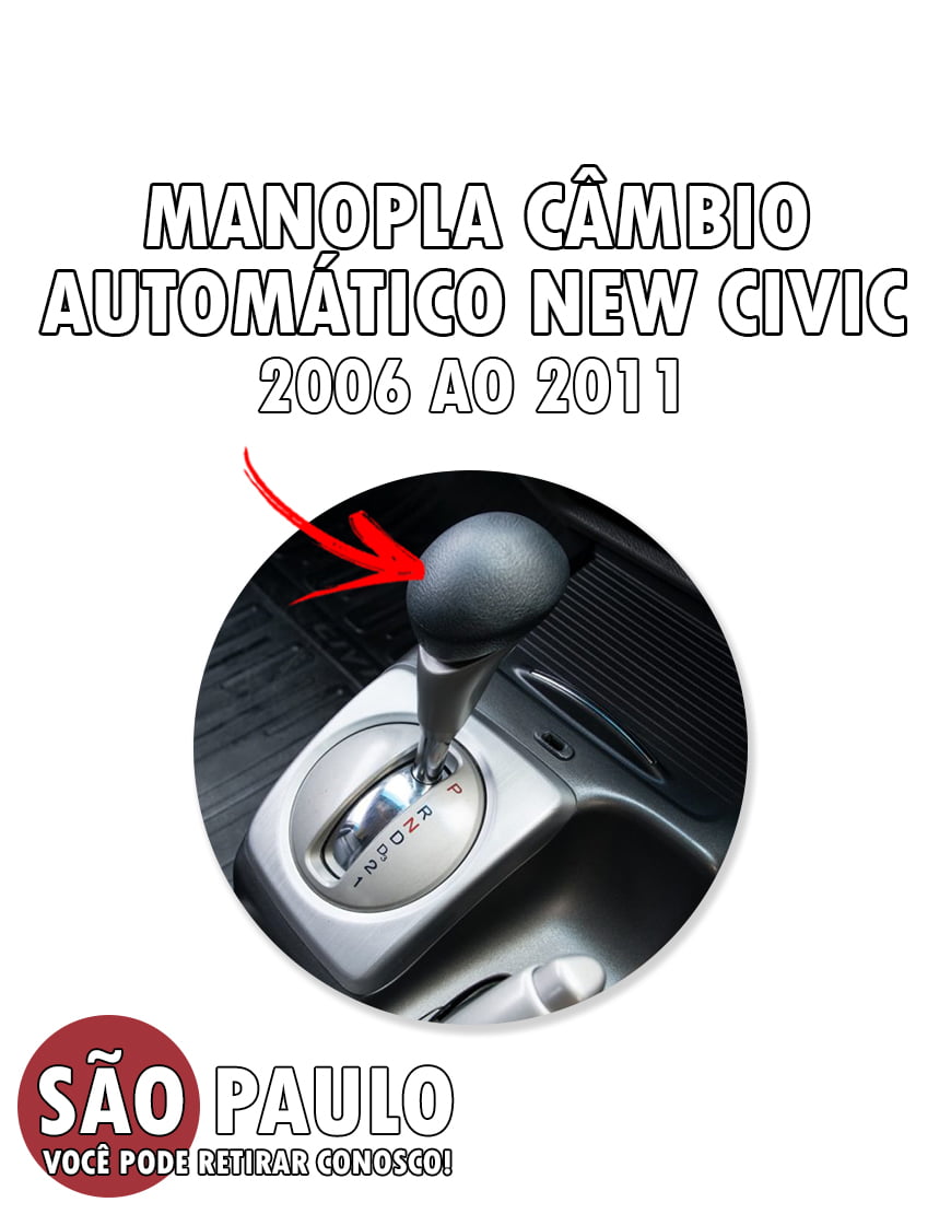Manopla Cambio Automatico New Civic 2006 Ao 2011