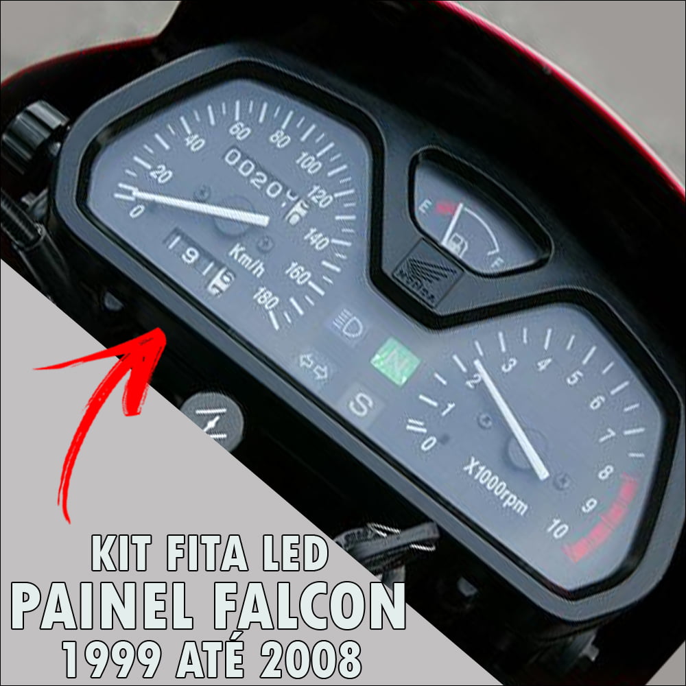 Kit Fita Led Painel Falcon 1999 Ao 2008