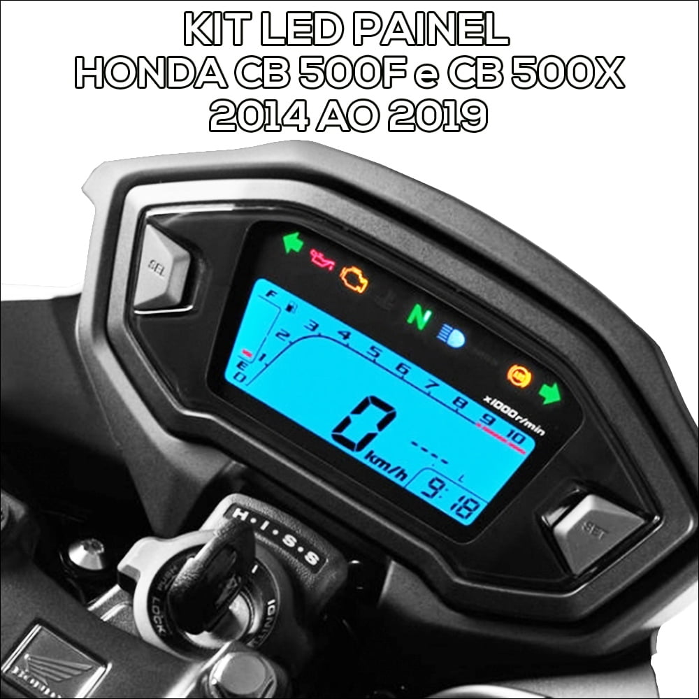 Kit LED Painel de Instrumentos Honda CB 500F e CB 500X 2014 ao 2019