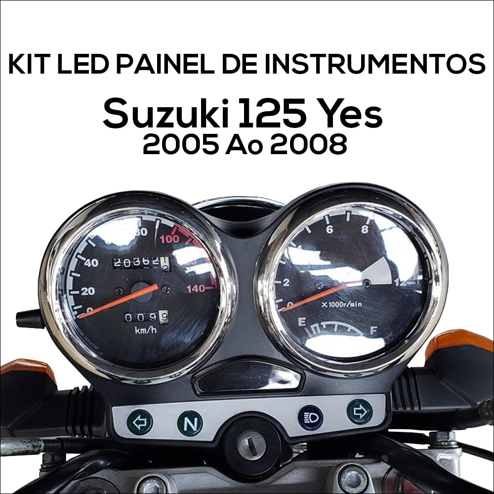 Kit LED Painel de Instrumentos Suzuki 125 Yes 2005 Ao 2008