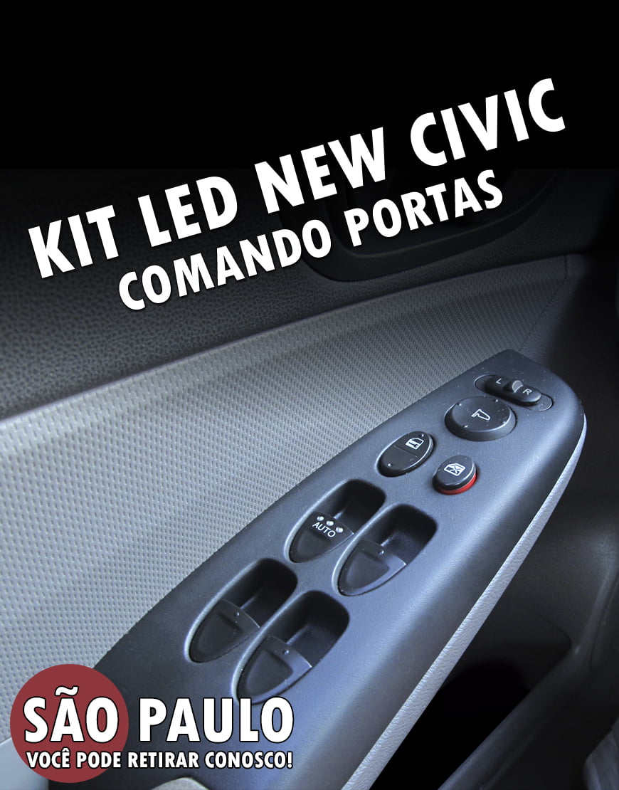 Kit LED New Civic Comando Portas