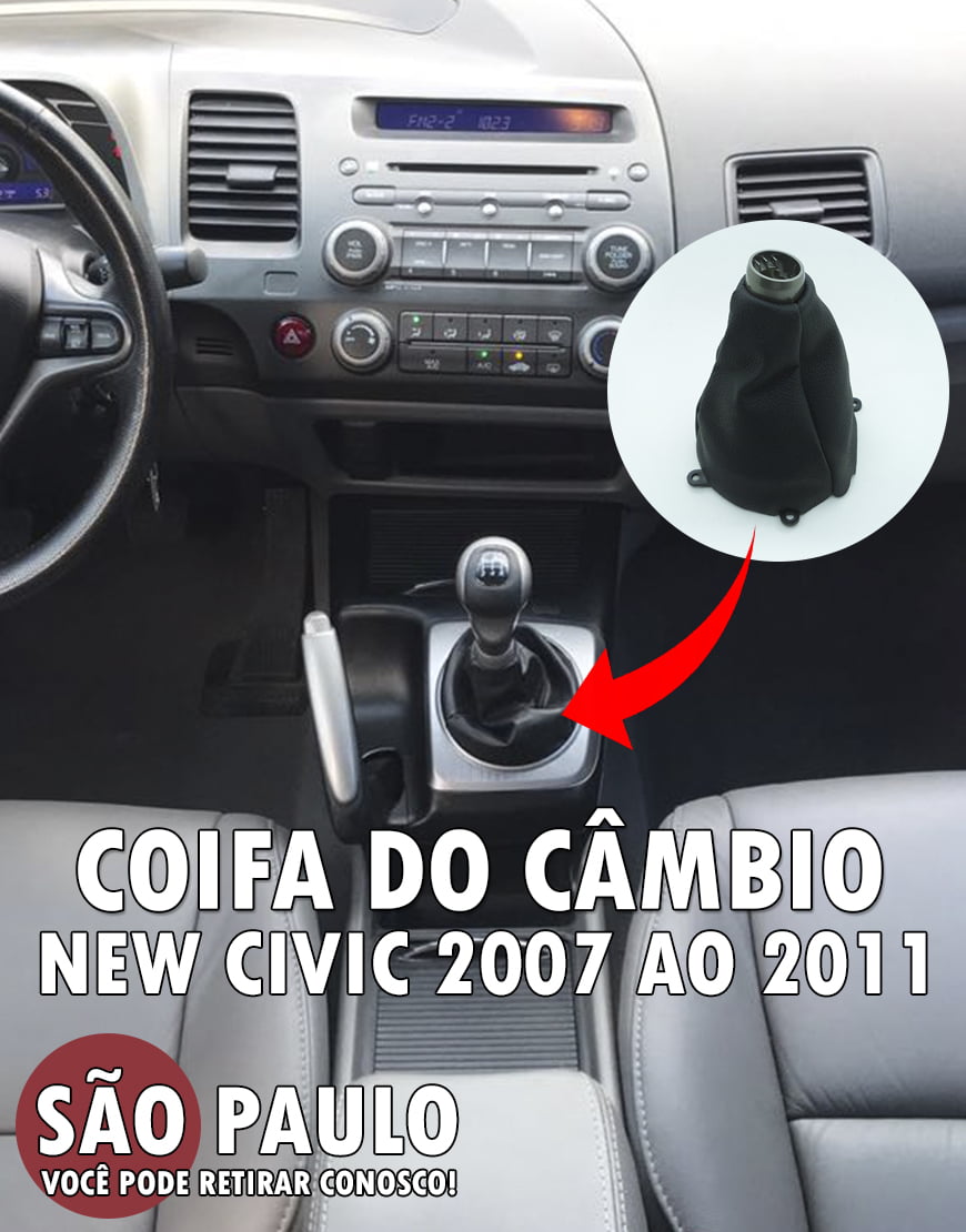 Coifa Do Câmbio New Civic 2007 2011