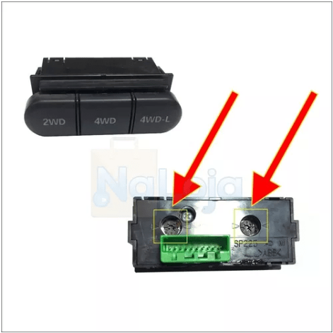 Kit 2 Lâmpadas Comando Tração 4x4 Suzuki Jimny