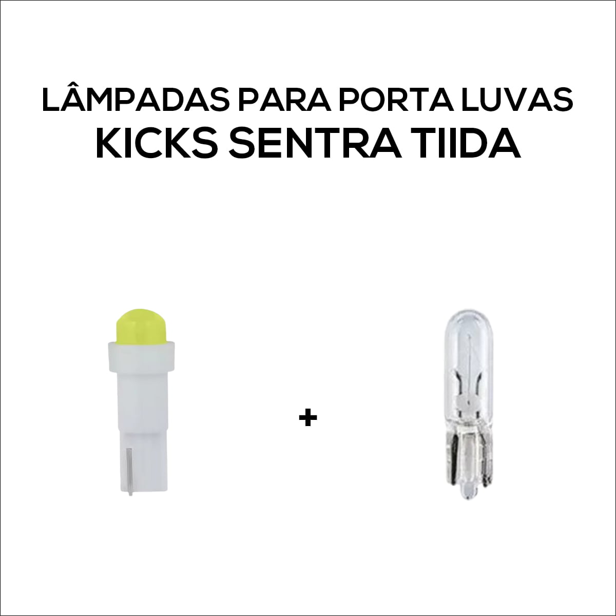 Kit Lâmpadas Do Porta Luvas Do Kicks Sentra Tiida