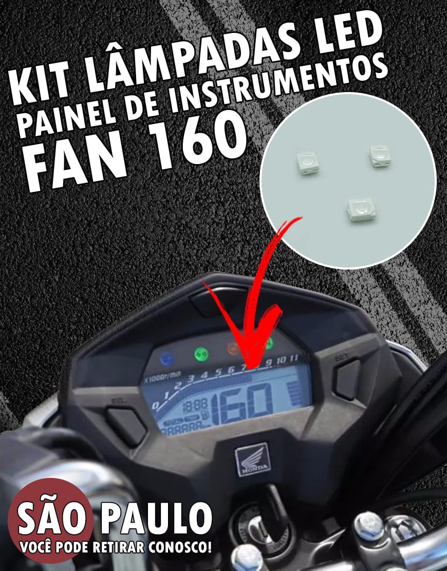 Kit Led Painel Fan 160