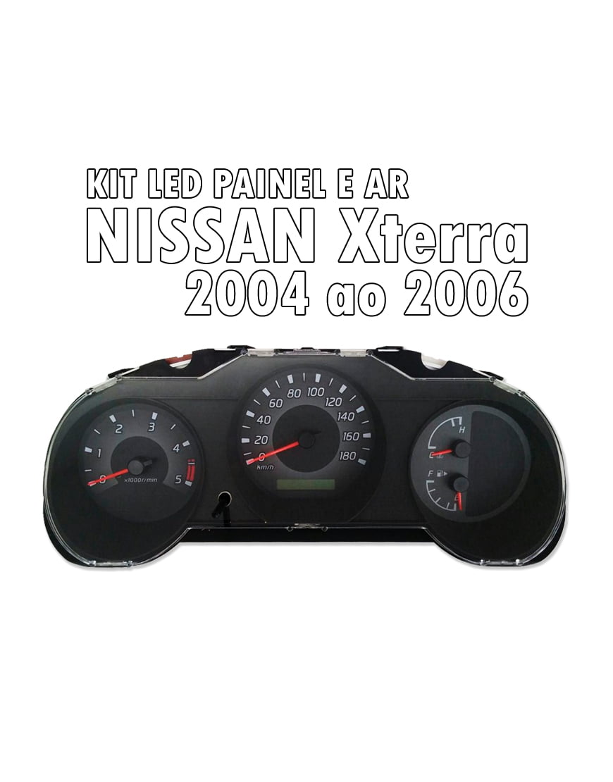 Kit Lampadas Led Painel E Ar Nissan Xterra 04 Ao 06