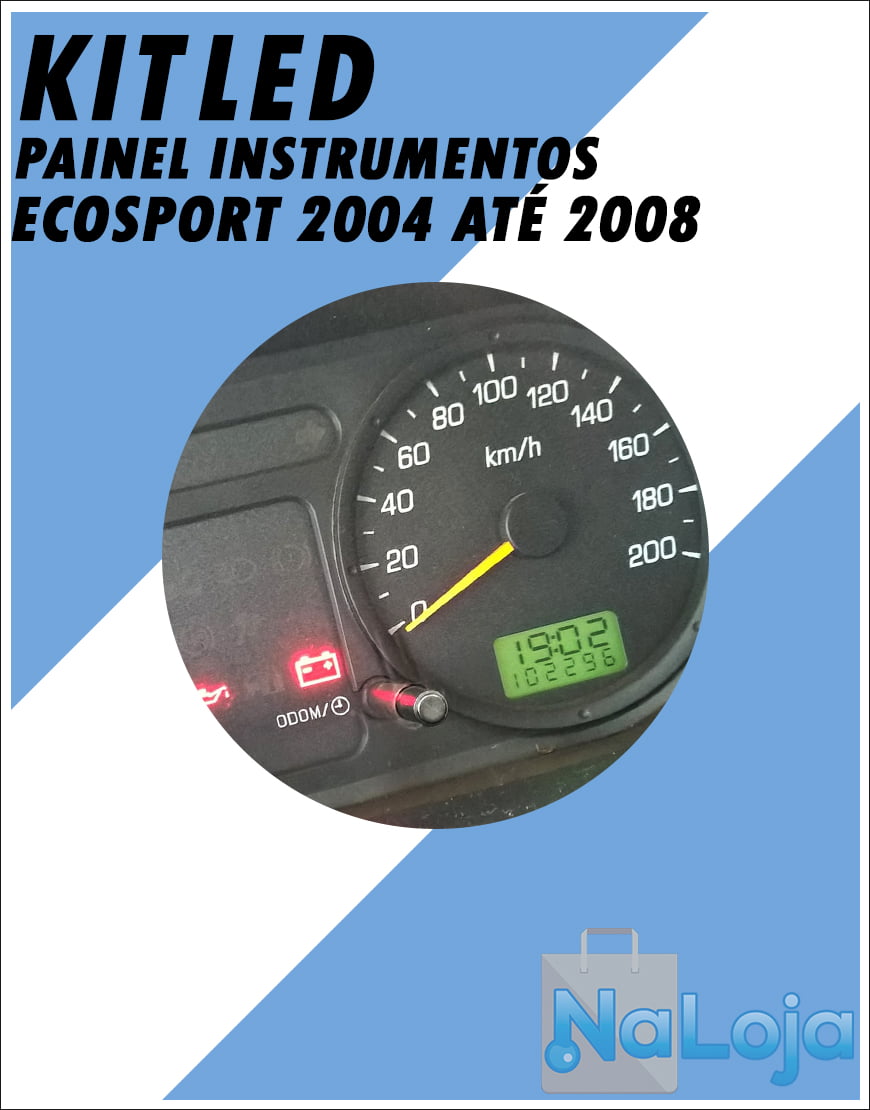 Kit Led Painel Instrumento Ecosport 2004 A 2008