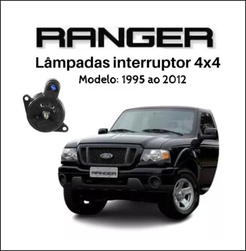Lâmpada Do Botão Interruptor Farol E Tração Ranger 95 A 2012
