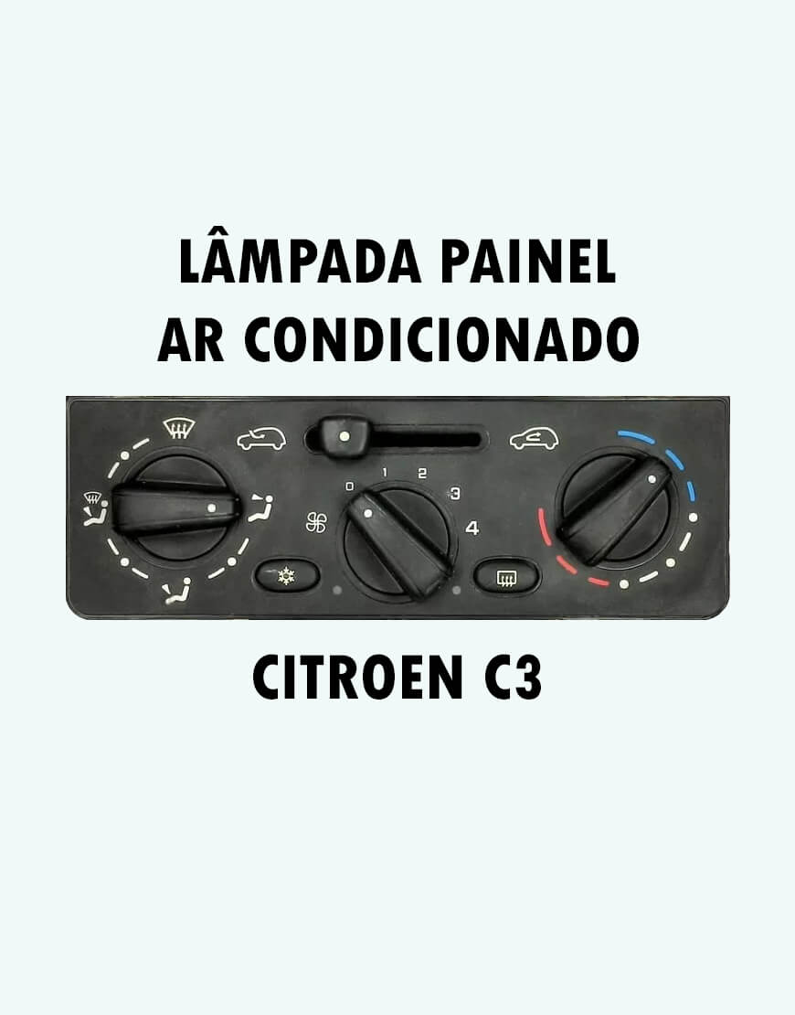 Lâmpadas Citroen C3 Painel Ar