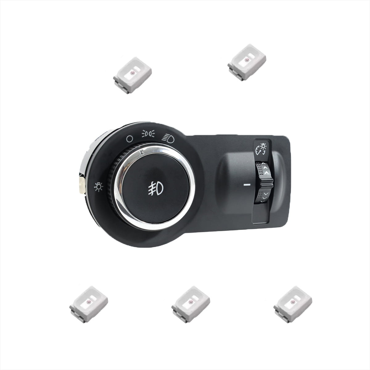 Led Botão Interruptor Chave Farol Milha Onix Prisma E Outros