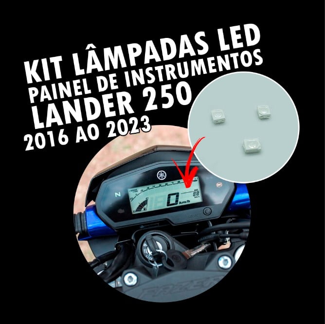 Kit Led Painel Lander 250 2016 ao 2023