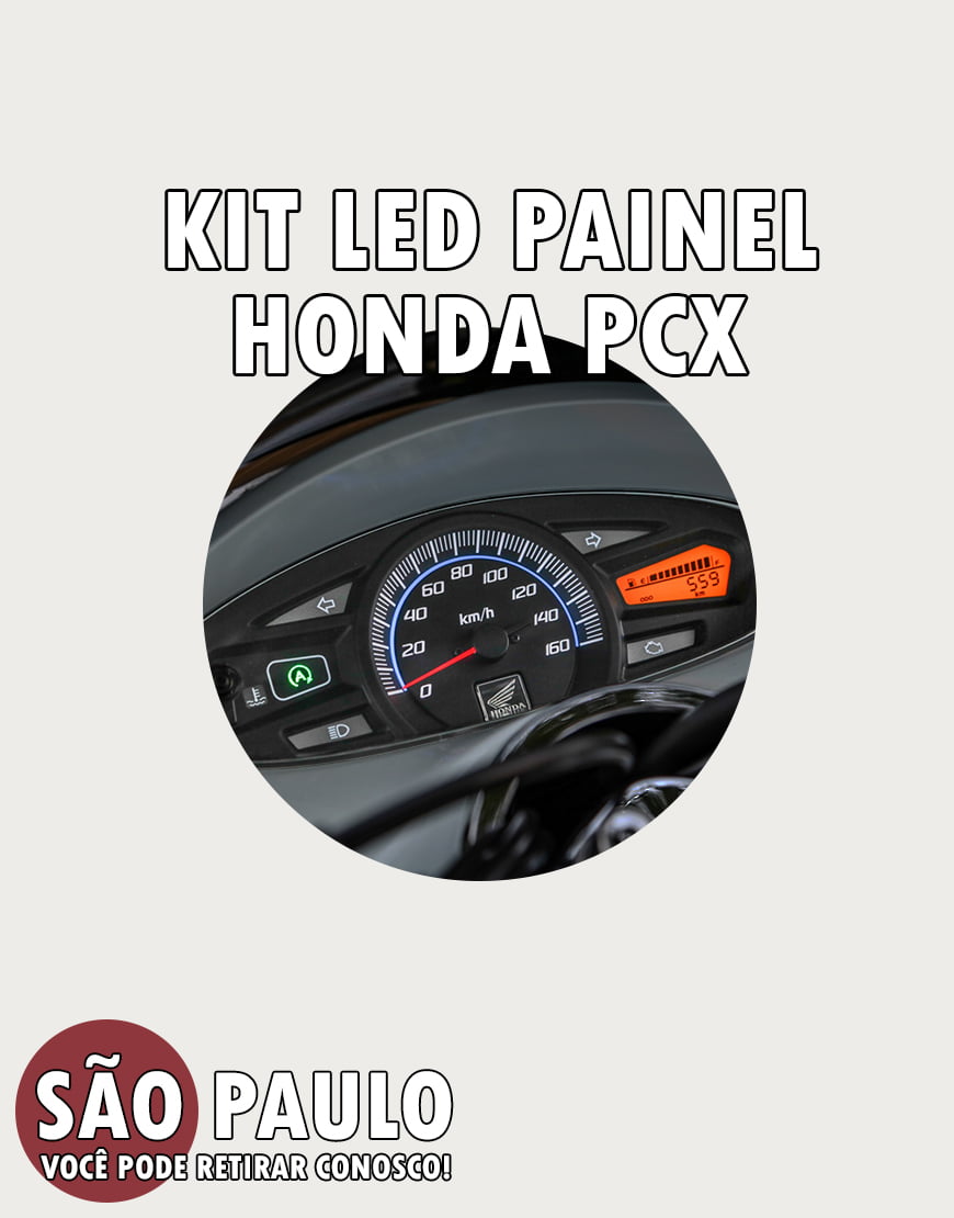 Kit Led Painel Honda Pcx