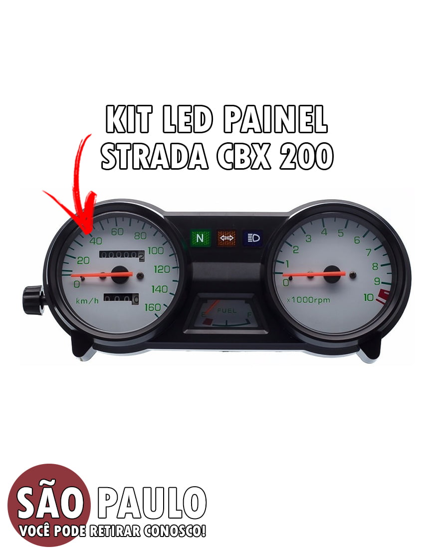 Kit LED Painel Strada Cbx 200