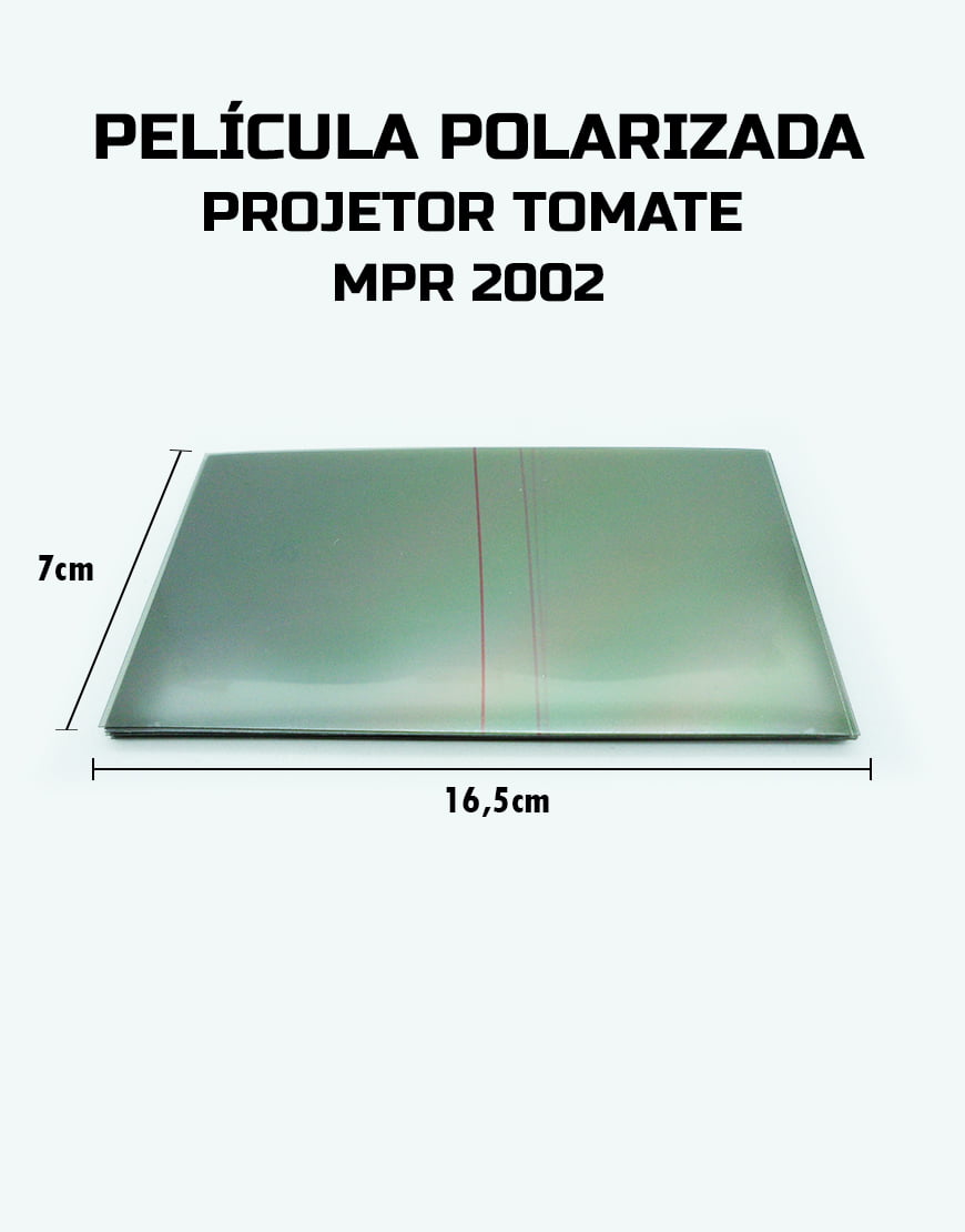 2x Películas Polarizadas Projetor Tomate Mpr 2002