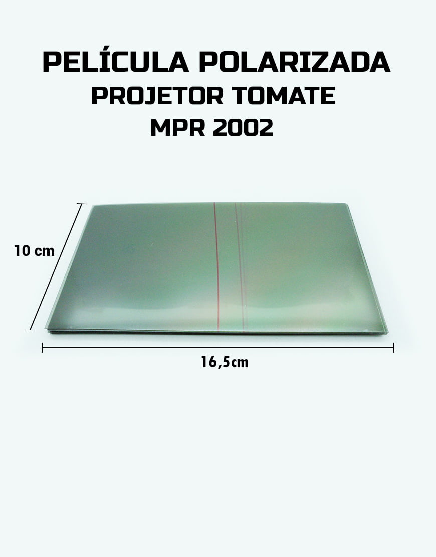 2x Películas Polarizadas Projetor Tomate Mpr 2002