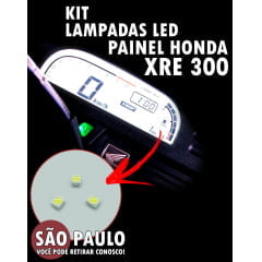 KIT Led Painel Xre 300 + LED Luz Alta