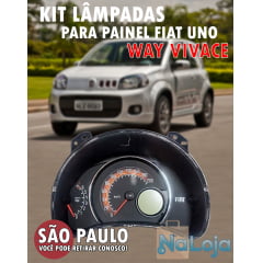 Kit Lâmpadas Led Painel Instrumentos Fiat Uno Way Vivace - Cópia (1)