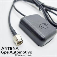 Antena De Gps Automotivo Conector Sma