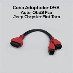 Cabo Adaptador 12+8 Autel Obd2 Fca Jeep Chrysler Fiat Toro