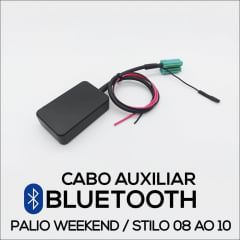 Cabo Auxiliar Bluetooth Fiat Palio Weekend Stilo 2008 ao 2010