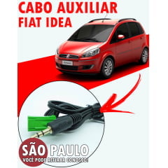 Cabo Auxiliar Fiat Idea P2 Estereo
