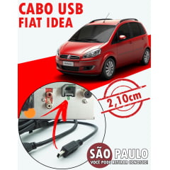 Cabo Fiat Idea Usb X Mini Usb