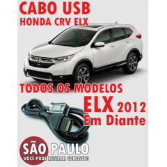 Cabo USB Honda Crv ELX 2012