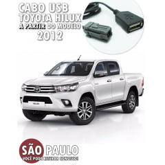 Cabo Usb Toyota Hilux