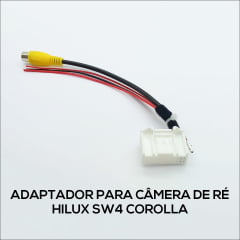 Chicote Para Câmera De Ré Hilux SW4 Corolla