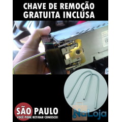 Kit Cabo Aux Usb Connect Palio + Chave Remoção