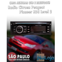 Cabo Aux Usb Radio Citroen Peugeot Pioneer Rde Level 2