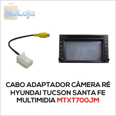 Cabo Câmera Ré Tucson Hyundai Santa Fe Multimídia Mtxt700jm