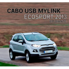 Cabo Usb Rádio Original Ford Nova Ecosport 2013 Em Diante