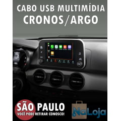 Cabo Usb Plug Original Para Multimídia Cronos Argo