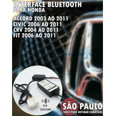  Interface Bluetooth Mp3 Honda New Civic Crv Fit Accord