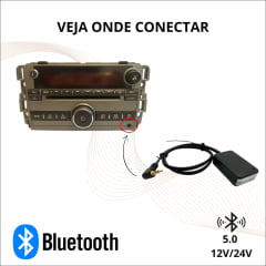 Interface Bluetooth Para Rádio Original Captiva 2008 Ao 2012