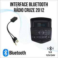 Interface Bluetooth Para Rádio Original Cruze 2012