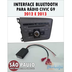 Interface Bluetooth Rádio G9 2012 2013