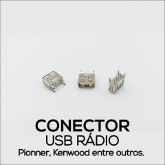 Conector USB para Rádio Pionner, Kenwood entre outros