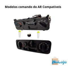 Kit Lâmpadas Painel Instrumentos e AR Pajero Sport L200 2005 Ao 2012 Automática