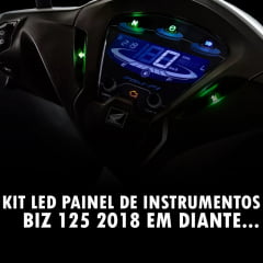 Kit Led Painel de Instrumentos Biz 125 2018 Em Diante