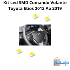 Kit Led SMD Comando Volante Toyota Etios 2012 Ao 2019
