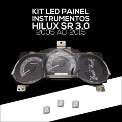 Kit Led Smd Hilux Sr 3.0 2005 A 2015 Painel De Instrumentos