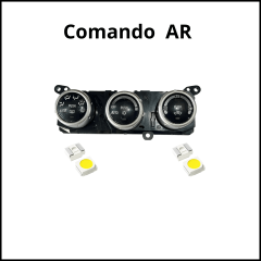 Kit Led SMD Painel Instrumentos e Comando AR Digital Pajero L200 Triton 2010 ao 2016